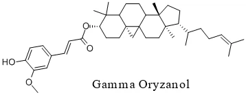 Gamma Oryzanol structure